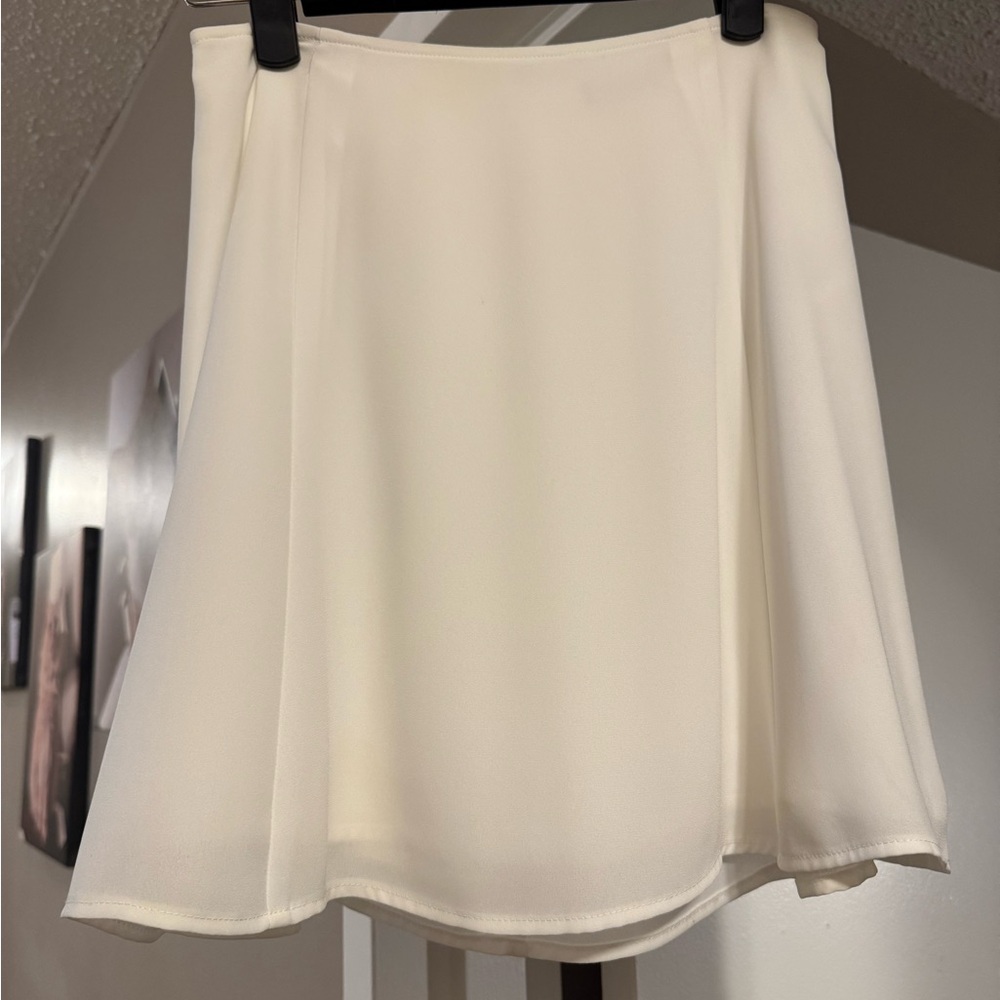 Sunday Best Cream A-Line Mini Skirt size 0